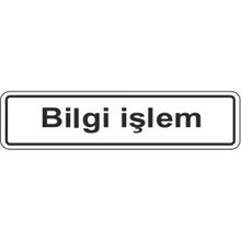 Extra Fix 7x34 cm Pvc Bilgi İşlem Levhası