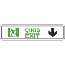 Extra Fix Pvc Çıkış-Devam Uyarı Levhası