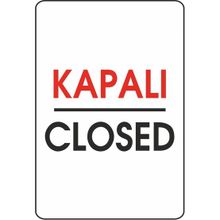 Extra Fix Pvc Kapalı-Closed Uyarı Levhası