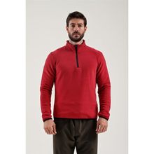 Exuma 2212001 Bordo Yarım Fermuarlı Erkek Polar