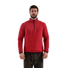 Exuma 2312002-677 Bordo Yarım Fermuarlı Erkek Polar