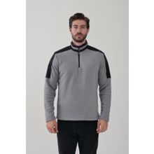 Exuma 2412004 Gri Half Zıp Erkek Polar
