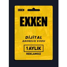 Exxen Reklamsız 1 Aylık Üyelik