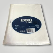 Exxo Renkli Pp Gri A4 100'lü Poşet Dosya