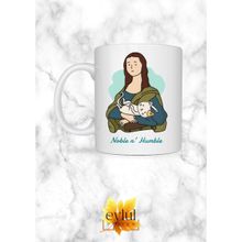 Eylül Design Sanat ve Kediler Mona Lisa Özel Tasarım Baskılı Kupa Bardak