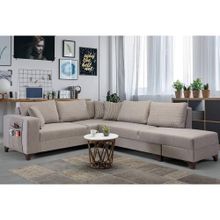 Eymense Krem Loft Köşe Koltuk Takımı