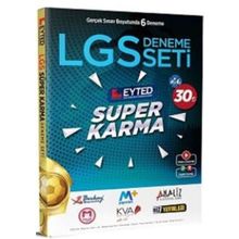 Eyted Yayınları 8. Sınıf LGS Süper Karma 6 Deneme Seti