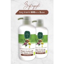 Eyüp Sabri Tuncer 2x600 ml Doğal Zeytinyağlı Saç Kremi