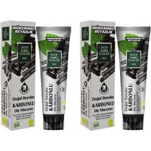 Eyüp Sabri Tuncer Doğal Bambu Aktif Karbonlu 2x75 ml Diş Macunu
