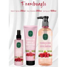 Eyüp Sabri Tuncer Frambuazlı 210 ml Saç Bakım Spreyi + 250 ml Maske + 500 ml Şampuan