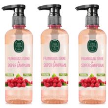 Eyüp Sabri Tuncer Frambuazlı Sirke 3x500 ml Süper Şampuan