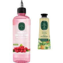 Eyüp Sabri Tuncer Hawai Ananas 50 ml El Vücut Kremi + 500 ml Frambuazlı Sirke Saç Toniği