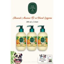 Eyüp Sabri Tuncer Hawaii Ananas 3x280 ml El ve Vücut Losyonu