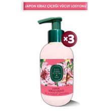 Eyüp Sabri Tuncer Japon Kiraz Çiçeği Özlü 3x280 ml El ve Vücut Losyonu