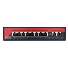 Ezcool EZ-08PSF-FG 8 Port 8GE+2GE F. Gigabit PoE 120 W Switch