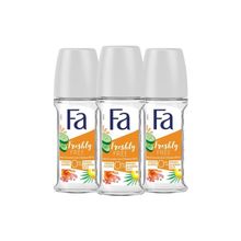 Fa Freshly Free Cucumber Melon 3x50 ml Roll-On
