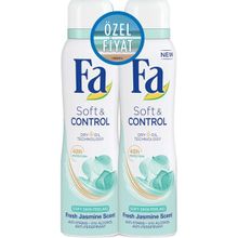 Fa Soft & Control 2x150 ML Sprey Deodorant