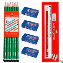 Faber Castell 1 Kurşun Kalem Silgi Seti