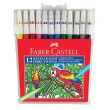 Faber-Castell 10'lu Poşet Keçeli Kalem