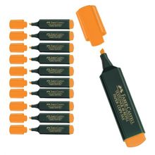 Faber Castell 10'lu Turuncu Fosforlu Kalem