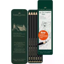 Faber Castell 115207 Pitt Graphite Matt 6'lı Eskiz Karakalem Seti