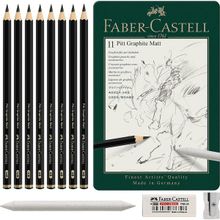 Faber Castell 115220 Pitt Graphite Matt 11 Parça Dereceli Kalem Seti