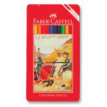 Faber Castell 115844 12 Renk Kuru Boya Kalemi