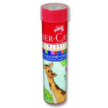 Faber-Castell 116524 Metal Tüp Tam Boy 24 Renk Kuru Boya Kalemi