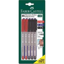Faber-Castell 1440 Karışık Renk 10'lu Tükenmez Kalem