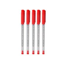 Faber Castell 1440 Kırmızı Tükenmez Kalem 5'li Set