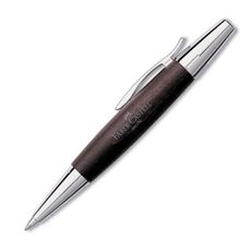 Faber Castell 148381 E-Motion Krom/Ahşap K.Kahve Tükenmez Kalem