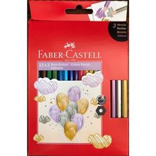 Faber Castell 15+3 Kuru Boya Kalemi