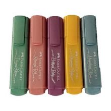 Faber Castell 1546 Metalik 5 Renk Fosforlu Kalem