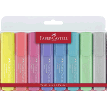 Faber Castell 1546 Pastel 8'li Poşet Fosforlu Kalem