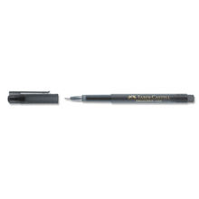 Faber-Castell 1554 Broadpen İnce Uç Gri Keçeli Kalem