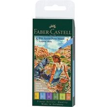 Faber Castell 167178 6'lı Pitt Artist Pen Çizim Kalemi
