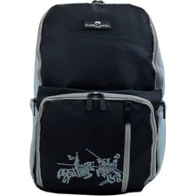 Faber Castell 23-1 King Gri-Siyah Laptop Bölmeli 5 Gözlü Okul Sırt Çantası