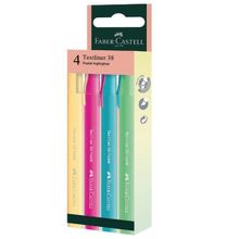 Faber Castell 38 Pastel 4 Adet 2022 Fosforlu Kalem