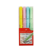 Faber Castell 38 Pastel 4'lü Fosforlu Kalem