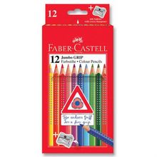 Faber Castell 4005401109143 5170110912 Jumbo Grip 12'li Kuru Boya Kalemi