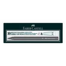 Faber Castell 45 Siyah 10'lu Kutu Keçeli Kalem