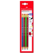 Faber-Castell 4'lü Style Silgili Kurşun Kalem