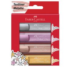 Faber Castell 5030154640000 46 Metalik 4 Renk Fosforlu Kalem