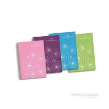 Faber-Castell 5075400140 80 Yaprak PP Kapak 4 Bölmelİ Defter