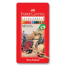 Faber-Castell 5170115844000 12 Renk Metal Kutu Boya Kalemi