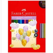 Faber Castell 5171116314 15 Renk + 3 Metalik Renk Kuru Boya Kalemi