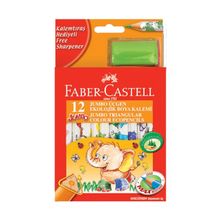 Faber-Castell 5171123013 12 Renk Ekolojik Jumbo Üçgen Boya Kalemi