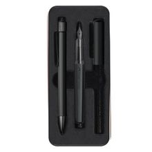 Faber Castell 5191140579000 Hexo Mat Siyah Dolma & Tükenmez Kalem Seti