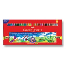 Faber-Castell 5281122725 25 Renk Silinebilir Mum Boya
