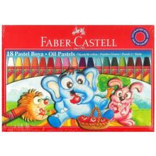 Faber-Castell 5282125318 Karton Kutulu 18 Renk Pastel Boya
